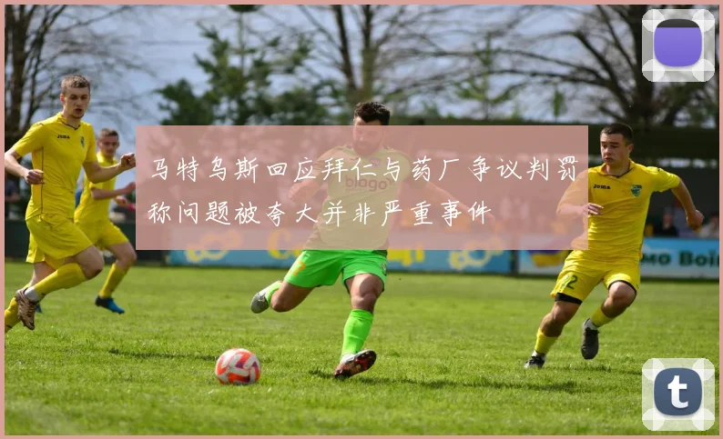 马特乌斯回应拜仁与药厂争议判罚称问题被夸大并非严重事件