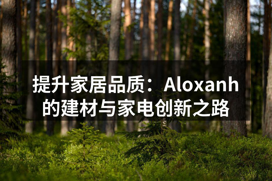 提升家居品质：Aloxanh的建材与家电创新之路